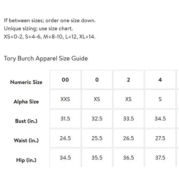 Tory Burch Ariana Tunic Top Blue White Size 2 / XS - Picture 13 of 13